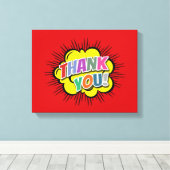 Vielen Dank Leinwanddruck (Insitu (Holzboden))