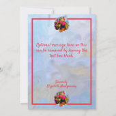 Vielen Dank, Liebe Blume PM0001 Dankeskarte (Rückseite)