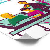 Vielen Dank, liebe Krankenhauspersonal Poster (Ecke)