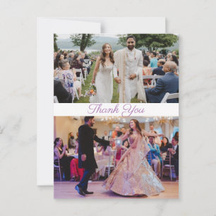 Vielen Dank Liebe Simple Postkarte