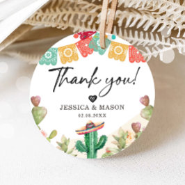 Vielen Dank Liebe und vielen Dank an Fiesta Cactus Geschenkanhänger