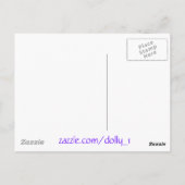 Vielen Dank, Lila Lilac Bush Postkarte (Rückseite)