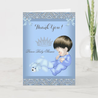 Vielen Dank Little Prince Baby Duwer Blue Dankeskarte