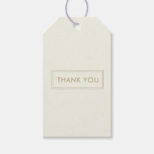 Vielen Dank Logo Elegante Moderne Hang Tag Geschenkanhänger
