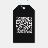 Vielen Dank Logo hier mit QR-Code Geschenkanhänger (Rückseite)