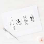 Vielen Dank Logoverpackung Trendy Shipping Sticker (Umschlag)