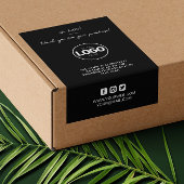 Vielen Dank Logoverpackung Trendy Shipping Sticker