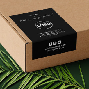 Vielen Dank Logoverpackung Trendy Shipping Sticker