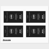 Vielen Dank Logoverpackung Trendy Shipping Sticker (Blatt)