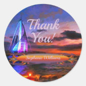 Vielen Dank Los Muertos Pier 1182 Runder Aufkleber (Vorderseite)