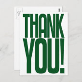 Vielen Dank! Loudmouth Postcard Postkarte (Vorne/Hinten)