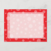 VIELEN DANK:: LOVEbubbles 2 Postkarte (Rückseite)