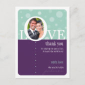 VIELEN DANK:: LOVEbubbles 6 Postkarte (Vorderseite)