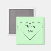 Vielen Dank Magnet (Vorderseite/Rückseite)