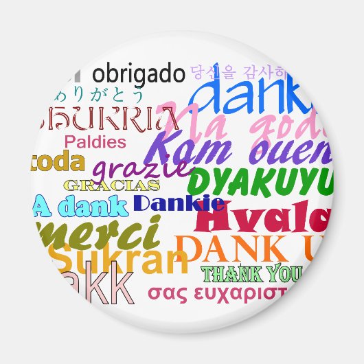 Vielen Dank Magnet (Vorne)