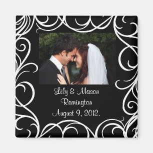 Vielen Dank Magnet mit Wirbel