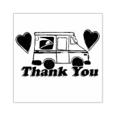 Vielen Dank, Mail Carriers Postarbeiter Gummistempel (Prägung)