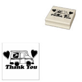 Vielen Dank, Mail Carriers Postarbeiter Gummistempel (Stempel)