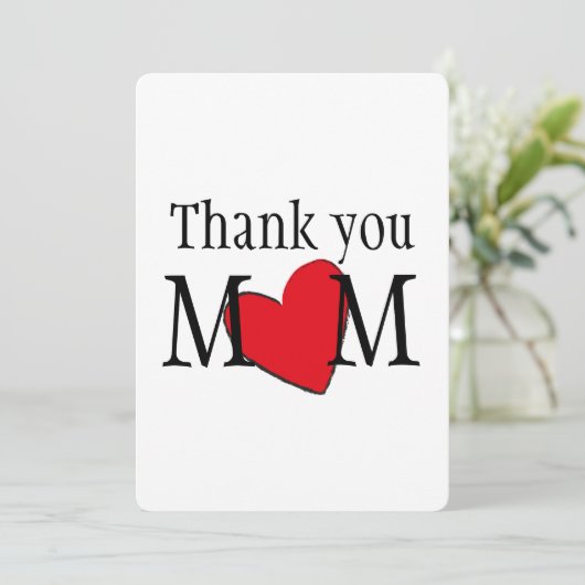 Vielen Dank Mama individuell (Stehend Vorderseite)