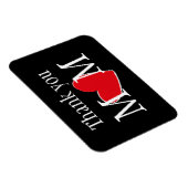 Vielen Dank Mama individuell Magnet (Rechte Seite)