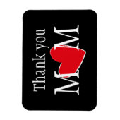 Vielen Dank Mama individuell Magnet (Vertikal)