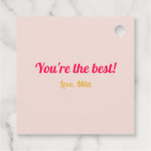 Vielen Dank, Mama mit den Geschenketiketten von He Geschenkanhänger (Rückseite)