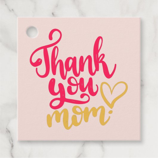 Vielen Dank, Mama mit den Geschenketiketten von He Geschenkanhänger (Vorderseite)