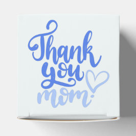 Vielen Dank Mama mit Heart Blue Geschenkboxen Geschenkschachtel