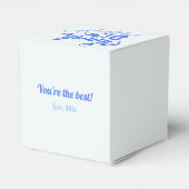 Vielen Dank Mama mit Heart Blue Geschenkboxen Geschenkschachtel (Rückseite)