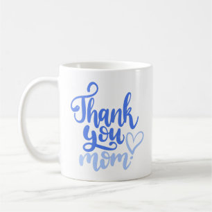 Vielen Dank Mama mit Heart Coffee Tasse