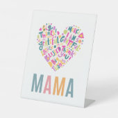Vielen Dank MAMA Pedestal Sign Sockelschild (Vorderseite)