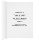 Vielen Dank, Mama und Vater , Burgunder Blumenkart (Innen (Rechts))