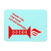 Vielen Dank, Mama und Vater für Ihre liebenswerte  Magnet (Horizontal)