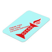 Vielen Dank, Mama und Vater für Ihre liebenswerte  Magnet (Linke Seite)