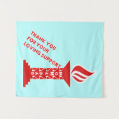 Vielen Dank, Mama und Vater für Ihre liebenswerte Wandteppich (Vorderseite (Horizontal))