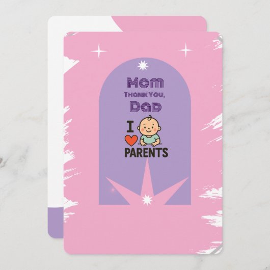 Vielen Dank, Mama & Vater - Global Day of Parents (Vorne/Hinten)