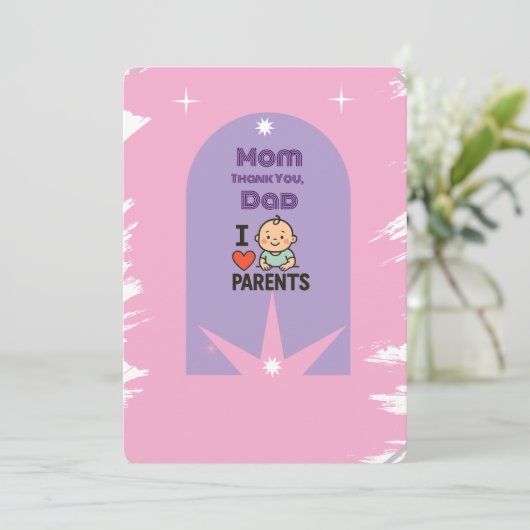 Vielen Dank, Mama & Vater - Global Day of Parents (Stehend Vorderseite)