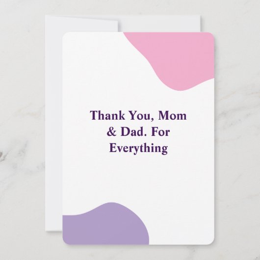 Vielen Dank, Mama & Vater - Global Day of Parents (Rückseite)