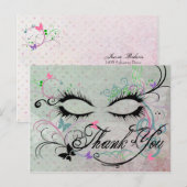 Vielen Dank Masquerade Postcard Postkarte (Vorne/Hinten)