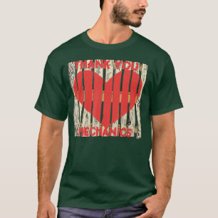 Vielen Dank Mechanic Mitarbeiter Wertschätzung An T-Shirt