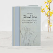 Vielen Dank Mediziner Arzt Gesundheitswesen Karte (Gelbe Blume)