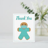 Vielen Dank Medizinische Krankenschwester Doktor G Dankeskarte (Stehend Vorderseite)