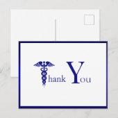 Vielen Dank, medizinischer Arzt, Krankenschwester  Postkarte (Vorne/Hinten)