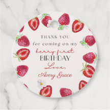 Vielen Dank, mein Berry First Birthday Niedlich St