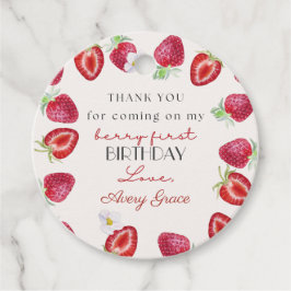 Vielen Dank, mein Berry First Birthday Niedlich St Geschenkanhänger