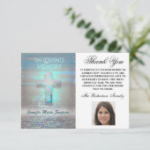 Vielen Dank Memorial Foto Keepake (Stehend Vorderseite)