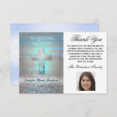 Vielen Dank Memorial Foto Keepake (Vorne/Hinten)