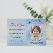 Vielen Dank Memorial Foto Keepake (Stehend Vorderseite)