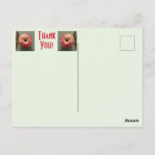 Vielen Dank mit Apple Postkarte (Rückseite)