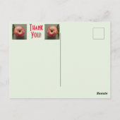 Vielen Dank mit Apple Postkarte (Rückseite)